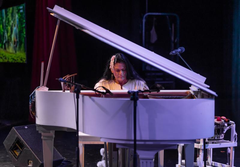 Dances with Ivory on the piano